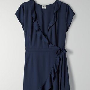 Aritzia Sunday Best Savoy Dress size 6 in Indigo